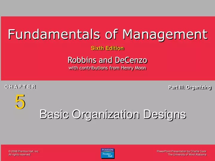 basic organization designs