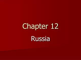 Chapter 12