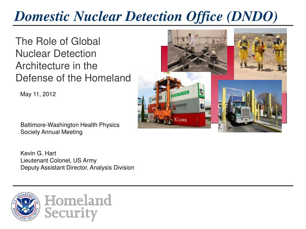 PPT - Domestic Nuclear Detection Office (DNDO) PowerPoint Presentation ...