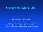 Clandestine Meth Labs - slide 1