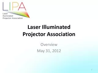 Laser Illuminated Projector Association