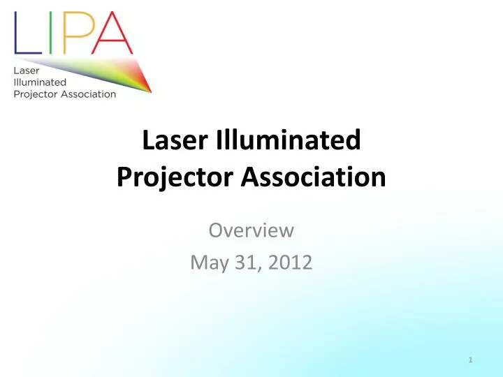 laser illuminated projector association