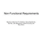 PPT - Functional And Non-functional Requirements PowerPoint ...