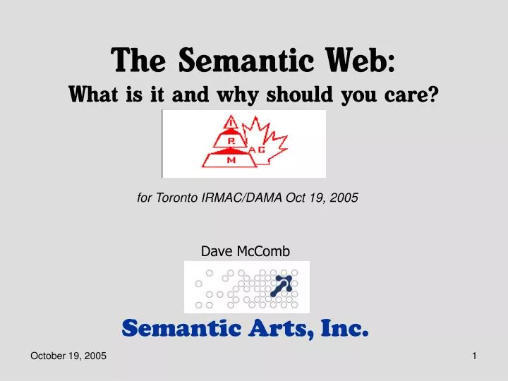 the semantic web what is it and why should you care