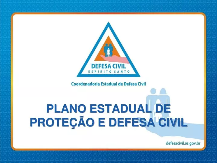 plano estadual de prote o e defesa civil