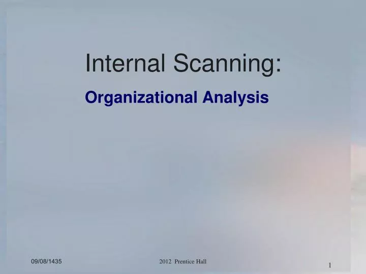 internal scanning