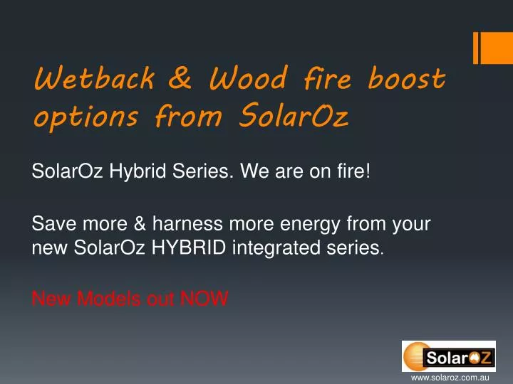 wetback wood fire boost options from solaroz