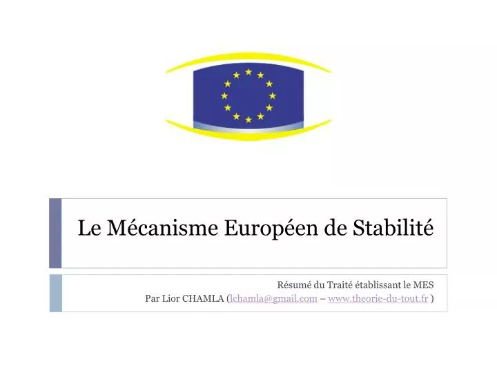 le m canisme europ en de stabilit