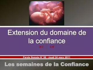extension du domaine de la confiance