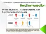 Herd Immunisation - slide 1