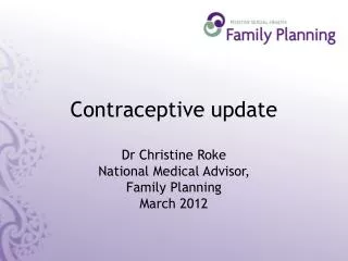Contraceptive update