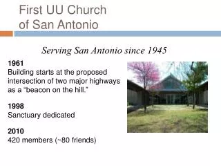 First UU Church of San Antonio
