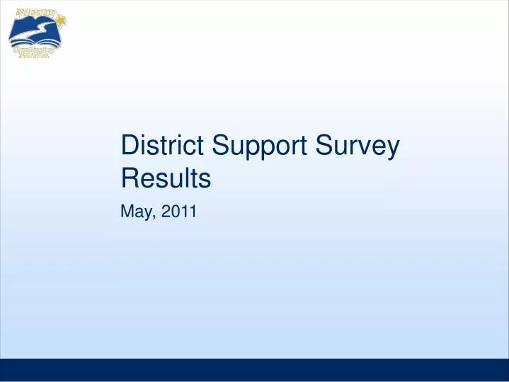 district support survey results