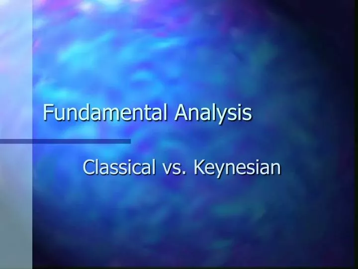 fundamental analysis