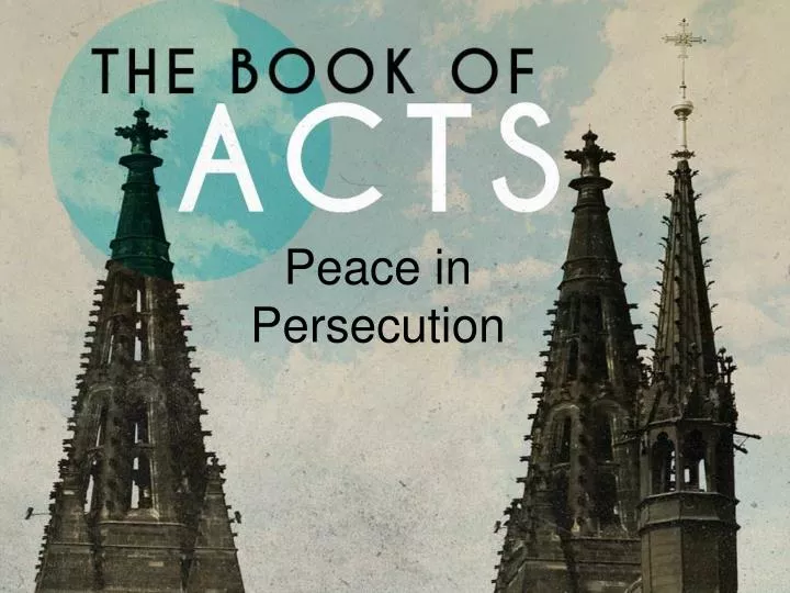 peace in persecution