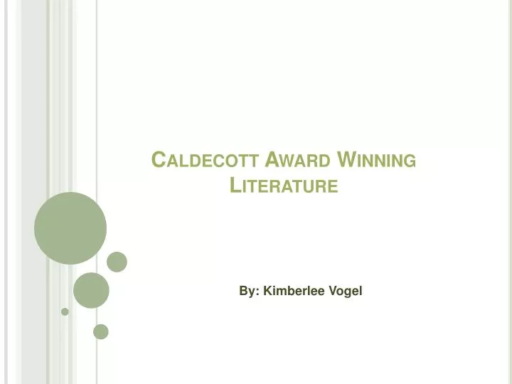 caldecott award winning literature