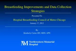 Presented To Hospital Breastfeeding Council of Metro Chicago January 17, 2012 By Kimberly Carter, RN, MSN, APN