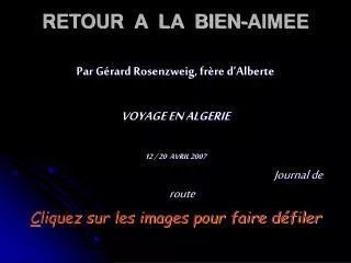 retour a la bien aimee