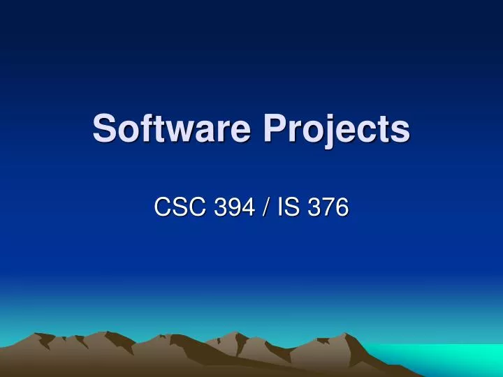 software projects