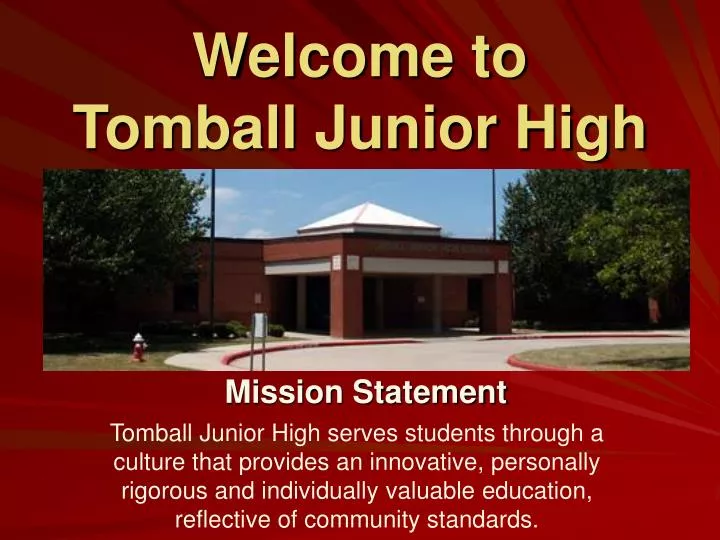 welcome to tomball junior high