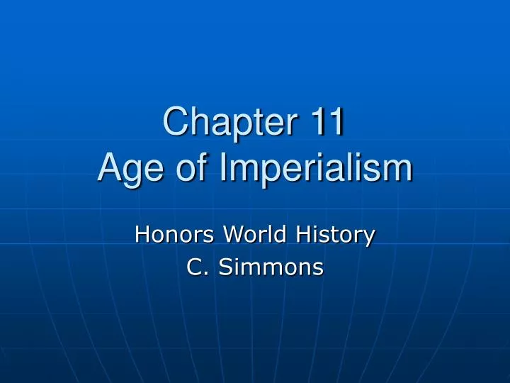 chapter 11 age of imperialism