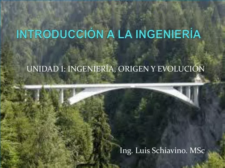 introducci n a la ingenier a