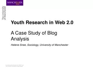 Youth Research in Web 2.0