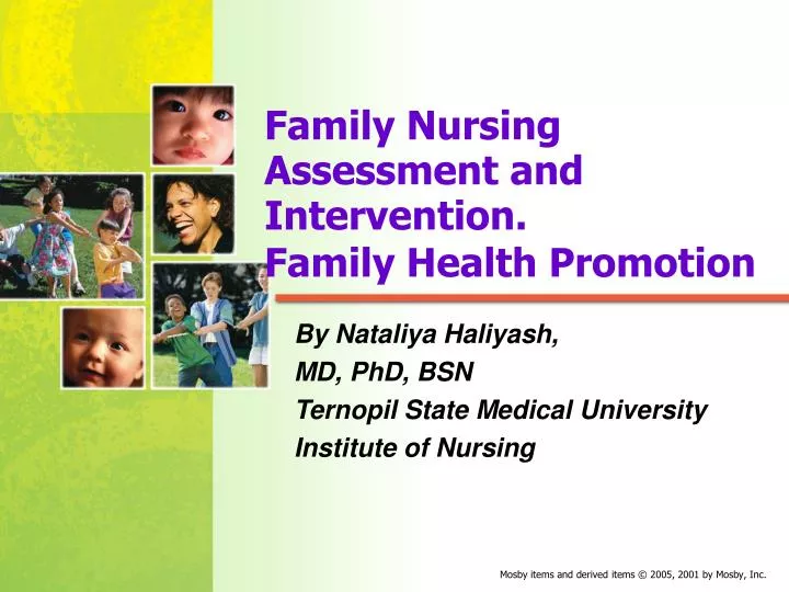 family nursing assessment and intervention family health promotion