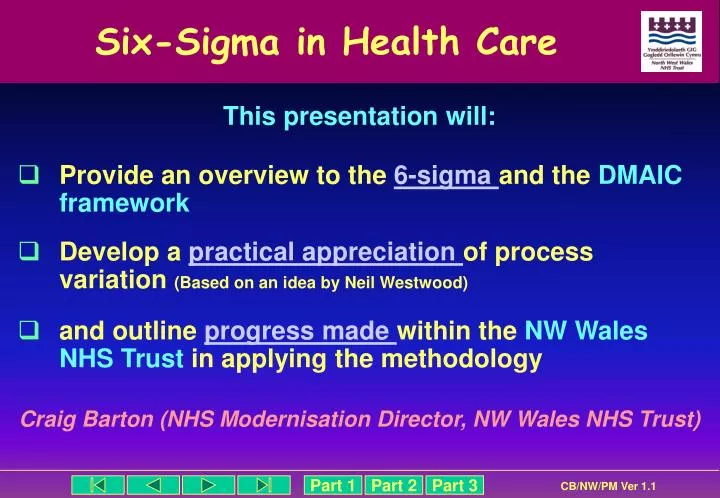 six sigma in health care