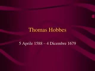 thomas hobbes