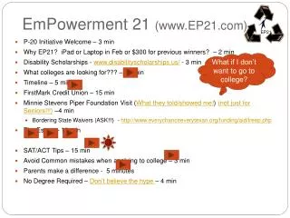 EmPowerment 21 (www.EP21.com)