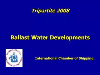 Ballast Water Developments