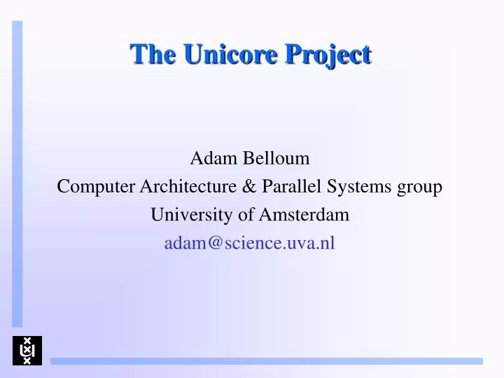 the unicore project
