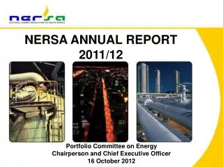 NERSA ANNUAL REPORT 2011/12