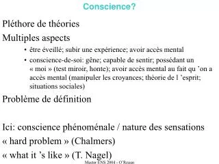 conscience