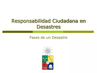 responsabilidad ciudadana en desastres