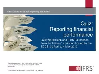 Quiz: Reporting financial performance