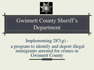Gwinnett County Sheriff’s Department
