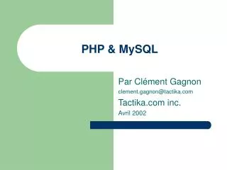 php mysql
