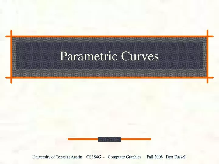 parametric curves