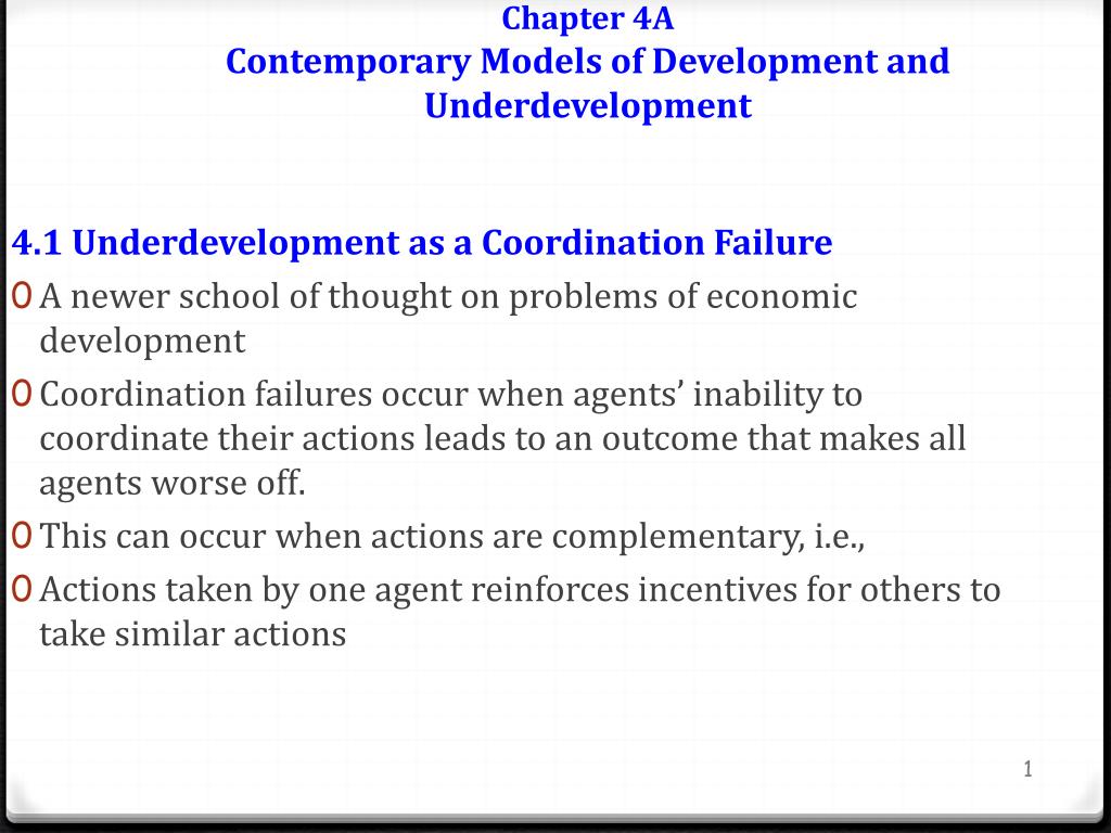 PPT - Chapter 4A Contemporary Models of Development and ...