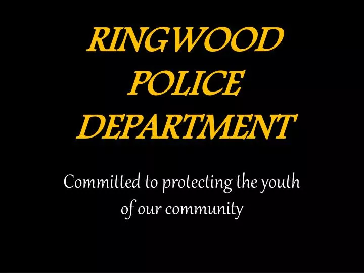 ringwood police department