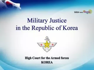 High Court for the Armed forces KOREA