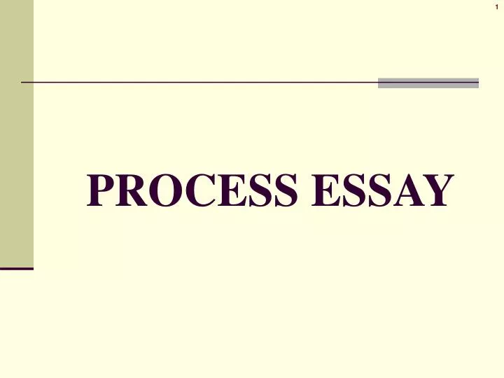 process essay