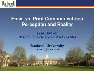 Email vs. Print Communications Perception and Reality