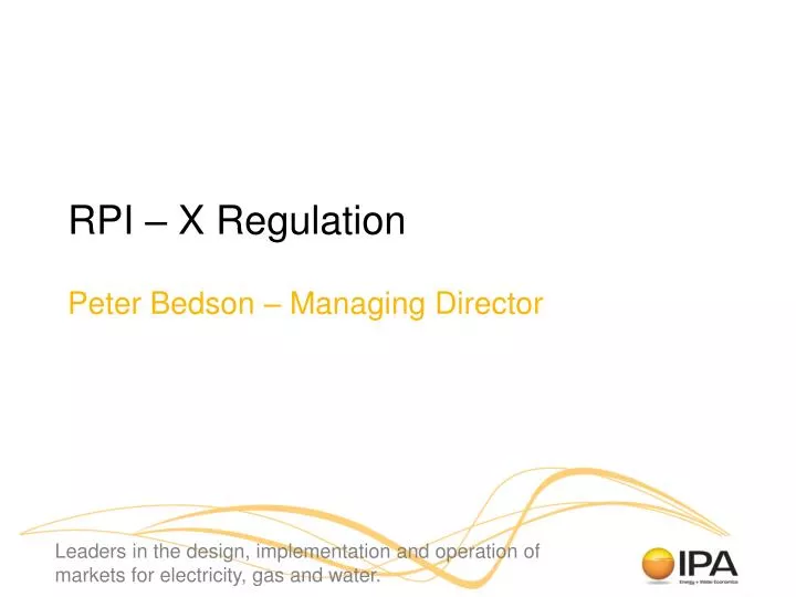rpi x regulation