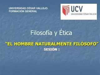 filosof a y tica