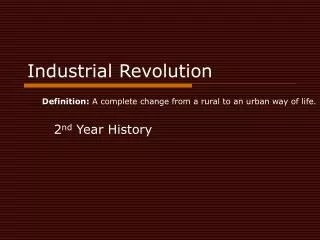 Industrial Revolution