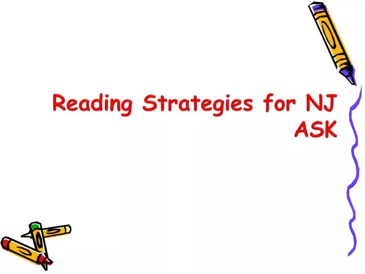 reading strategies for nj ask