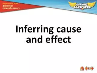 Inferring cause and effect